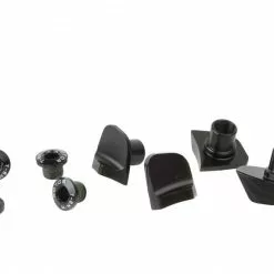 Rotor Cover Set Pour Shimano Pédalier Dura Ace 9100 4- Bras 110 LK Noir