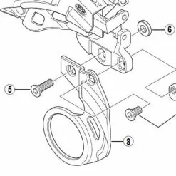 Shimano Vis De Fixation A Avec écrou (E- Type-Tretlager Fixation) (Nr. 7)